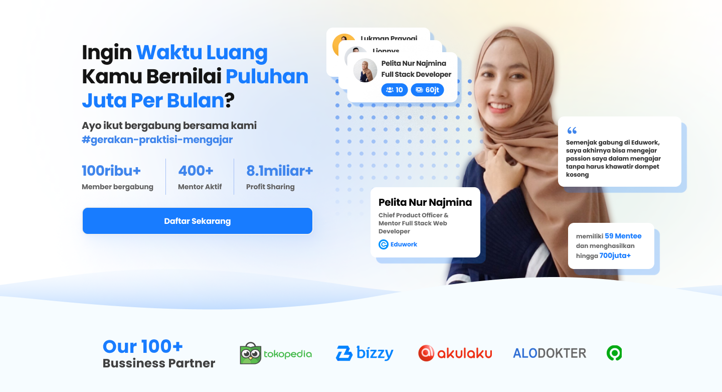 Eduwork Landing Page